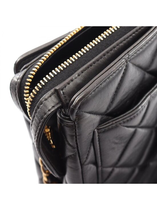 Chanel Backpack Quilted Black Lambskin main image 6